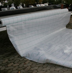 Ukrudtsdug vævet, hvid 330cm pris/lbm